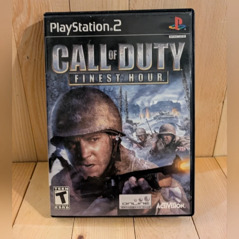 Call of Duty: Finest Hour for PlayStation 2 - Black Game Used